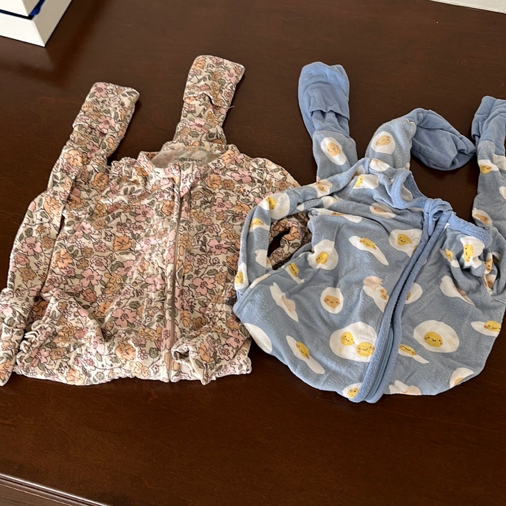Angel Dear 2 Way Zipper Rompers